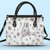 You Are My Guiding Star - Family Personalized Custom 3D Inflated Effect Printed Leather Handbag - Gift For Mom, Grandma