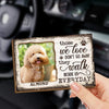 Custom Photo Silent Paws, Endless Love - Memorial Personalized Custom Car Visor Clip - Sympathy Gift For Pet Owners, Pet Lovers