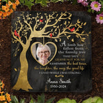 Custom Photo Memorial Tree Remembrance Decor - Personalized Stone With Stand