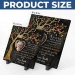Custom Photo Memorial Tree Remembrance Decor - Personalized Stone With Stand