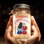 Custom Name Mother Daughter Gifts - Personalized Mason Jar Light