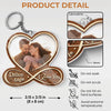 Custom Photo Drive Safe, I Love You - Couple Personalized Custom Shaped Acrylic Keychain - Gift For Husband Wife, Anniversary