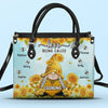 No One Loves You Like Your Grandma Does - Family Personalized Custom Leather Handbag - Gift For Mom, Grandma