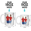 Our Love Is Tight, Just Like Your Jeans - Couple Personalized Custom Mug - Gift For Husband Wife, Anniversary