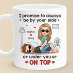 Custom Name Funny Naughty Couple Gifts - Personalized Mugs