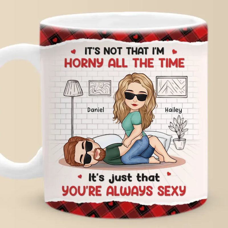 I’m Here For You - Couple Personalized Custom Mug - Gift For Husband Wife, Anniversary
