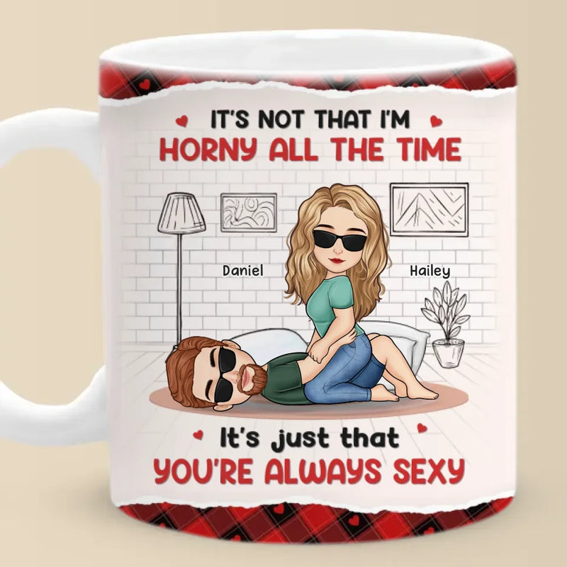 I’m Here For You - Couple Personalized Custom Mug - Gift For Husband Wife, Anniversary