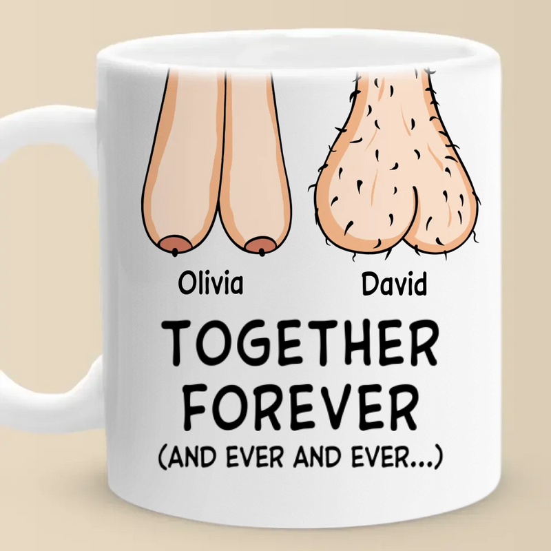 Together Forever - Couple Personalized Custom Mug - Gift For Husband Wife, Anniversary