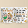 In Her Smile, I See My Own Heart Reflected - Family Personalized Custom 3D Inflated Effect Printed Mug - Gift For Daughter