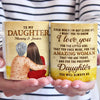 Forever My Precious Daughter - Family Personalized Custom Mug - Gift For Mom, Daughter
