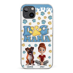Custom Name Dog Mama Gifts for Dog Lovers - Personalized Phone Case
