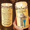 Find Something Good In Every Day - Family Personalized Custom LED Candle - Gift For Mom, Daughter