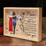 Custom Name Mother Daughter Gifts for Mom - Personalized Frame Light Box