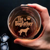 The Dogfather - Dog Personalized Custom Whiskey Glass - Gift For Pet Owners, Pet Lovers