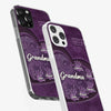 Grandma’s Hands, A Map Of Love And Wisdom - Family Personalized Custom Clear Phone Case - Gift For Mom, Grandma