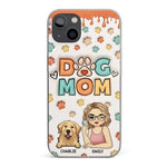 Custom Name Dog Mom Gifts for Pet Lovers - Personalized Phone Case