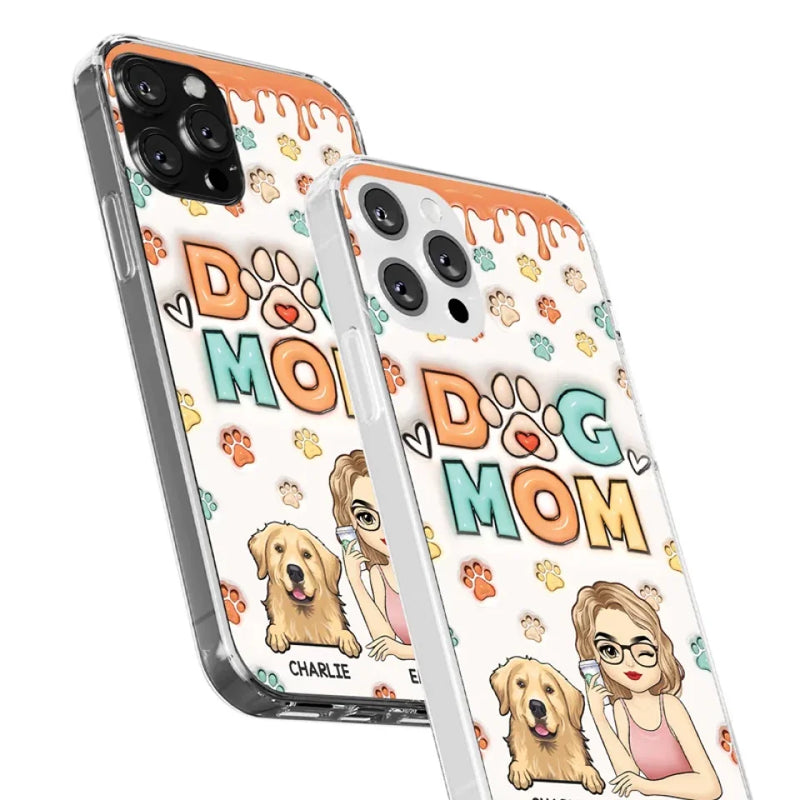 Custom Name Dog Mom Gifts for Pet Lovers - Personalized Phone Case