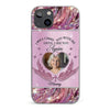 Custom Photo I Will Always Carry Mom With Me  - Memorial Personalized Custom Clear Phone Case - Sympathy Gift For Family Members