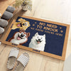 Just Walk In, Your Presence Is Always Felt - Dog Personalized Custom Home Decor Decorative Mat - House Warming Gift For Pet Owners, Pet Lovers