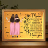 A Daughter Is Her Mother's Treasure - Family Personalized Custom Frame Light Box - Gift For Mom, Daughter