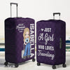 Go Where Your Heart Feels Alive - Travel Personalized Custom Luggage Cover - Summer Vacation Gift, Gift For Adventure Travel Lovers