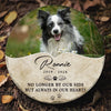 Custom Photo Your Paw Prints Are Forever Etched On My Soul - Memorial Personalized Custom Round Shaped Stone With Stand - Sympathy Gift For Pet Owners, Pet Lovers