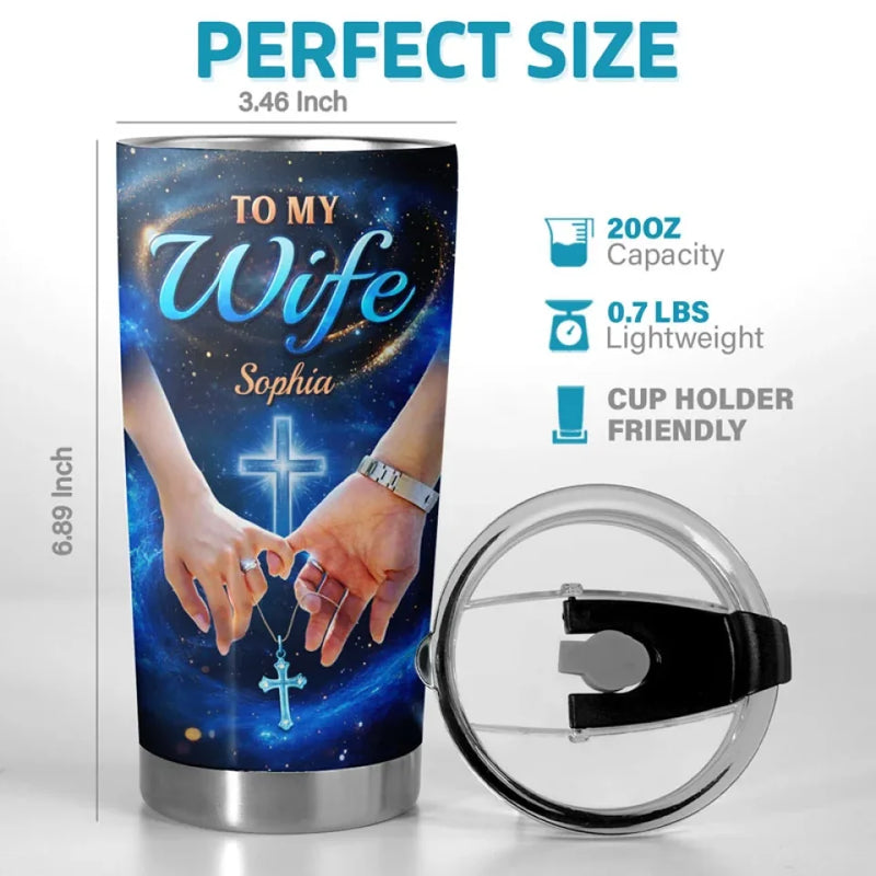 Slow And Steady, Together Forever - Couple Personalized Custom Tumbler - Gift For Husband Wife, Anniversary