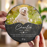 Custom Pet Photo Memorial Gifts for Dog Lovers - Personalized Stone With Stand