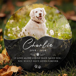 Custom Pet Photo Memorial Gifts for Dog Lovers - Personalized Stone With Stand