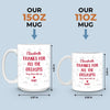 You Are My Rock, My Home, And My Everything - Couple Personalized Custom Mug - Gift For Husband Wife, Anniversary