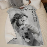 Custom Pet Memorial Gifts for Dog Lovers - Personalized Blanket