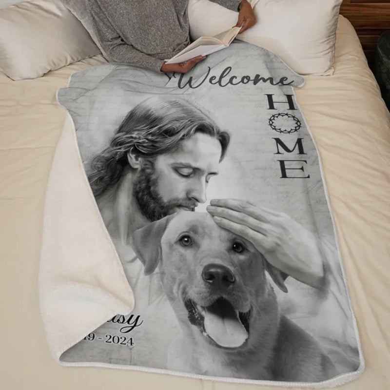 Custom Pet Memorial Gifts for Dog Lovers - Personalized Blanket