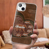 Every Hug From Grandma Felt Like Coming Home - Family Personalized Custom Clear Phone Case - Gift For Mom, Grandma