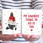 Custom Name Romantic Couple Gifts - Personalized Mugs