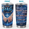 Slow And Steady, Together Forever - Couple Personalized Custom Tumbler - Gift For Husband Wife, Anniversary