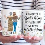 Custom Name Mother Daughter Gifts - Personalized Mugs