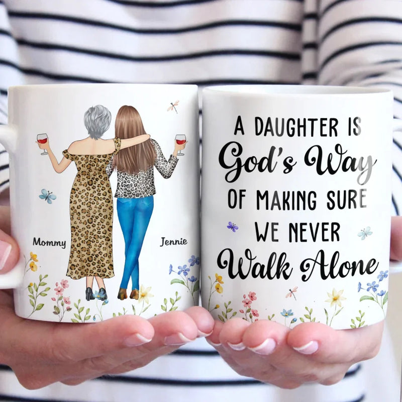 Custom Name Mother Daughter Gifts - Personalized Mugs