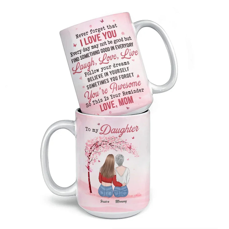 You Are My Most Precious Gift - Family Personalized Custom Mug - Gift For Mom, Daughter
