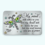 Custom Memorial Mom Dad Gifts - Personalized Aluminum Wallet Card