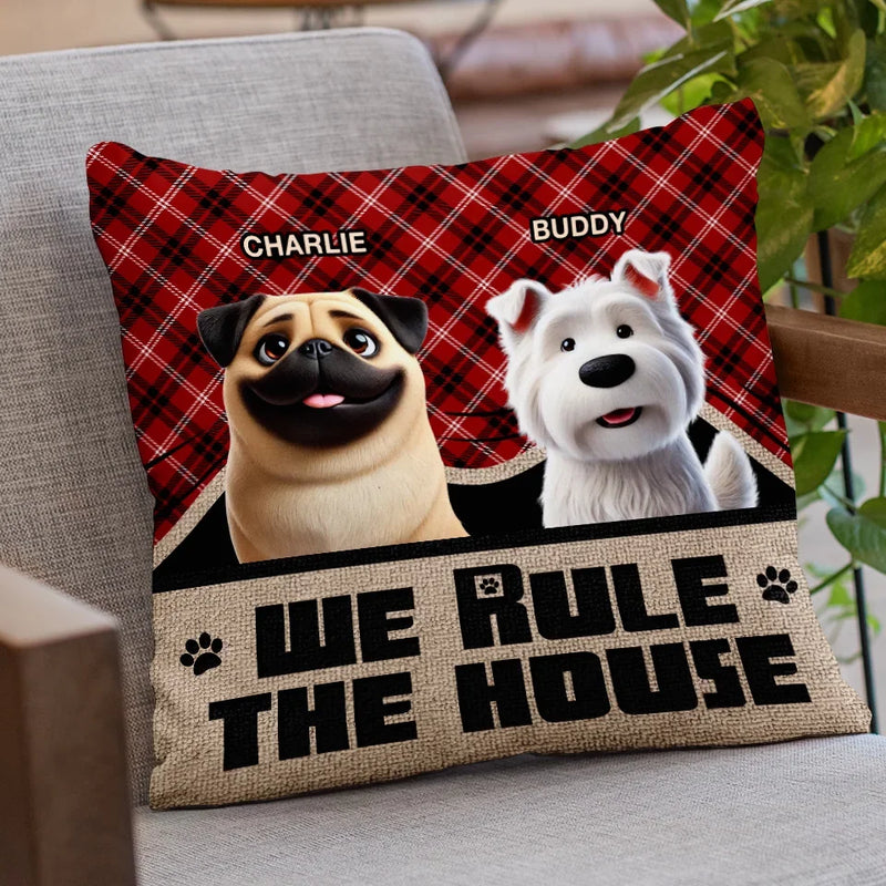 Custom Name Funny Dog Gifts for Pet Lovers - Personalized Pillow