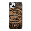 Grandma’s Love Makes Life Sweeter - Family Personalized Custom Clear Phone Case - Gift For Mom, Grandma