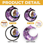 Custom Name Mother Daughter Gifts - Personalized Suncatcher Ornament