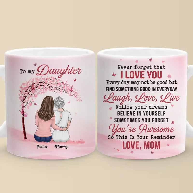 You Are My Most Precious Gift - Family Personalized Custom Mug - Gift For Mom, Daughter