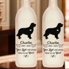 Forever In My Heart - Memorial Personalized Custom Bottle Lamp - Sympathy Gift For Pet Owners, Pet Lovers