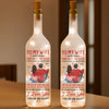 I Love You Forever And Always - Couple Personalized Custom Bottle Lamp - Gift For Husband Wife, Anniversary