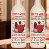 I Love You Forever And Always - Couple Personalized Custom Bottle Lamp - Gift For Husband Wife, Anniversary