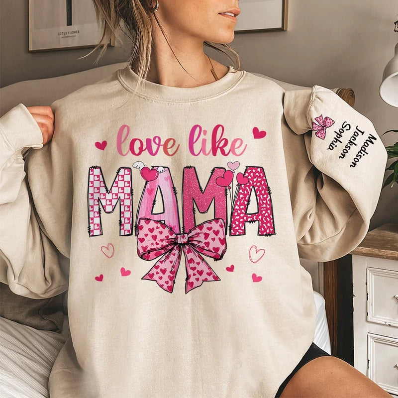 Custom Name Mama Gifts for Women - Personalized Sweater
