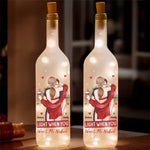 Custom Name Funny Naughty Couple Gifts - Personalized Bottle Lamp
