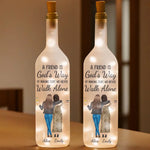 Custom Name Friendship Gifts for Women - Personalized Bottle Lamp