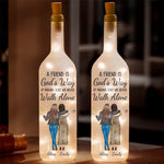 Custom Name Friendship Gifts for Women - Personalized Bottle Lamp